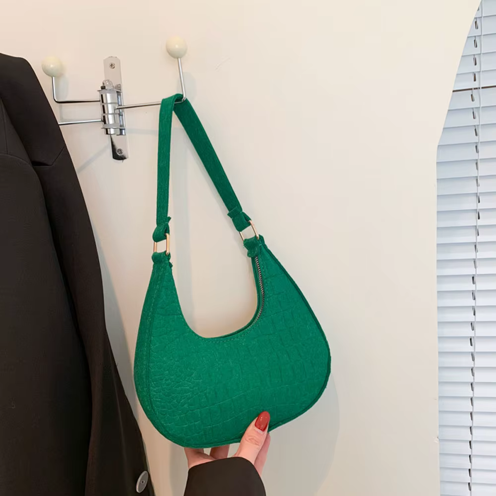 Sac sous le bras à motif pierre pour femme