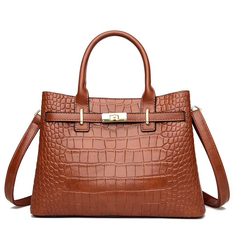 Sac à bandoulière à motif de pierre pour femmes