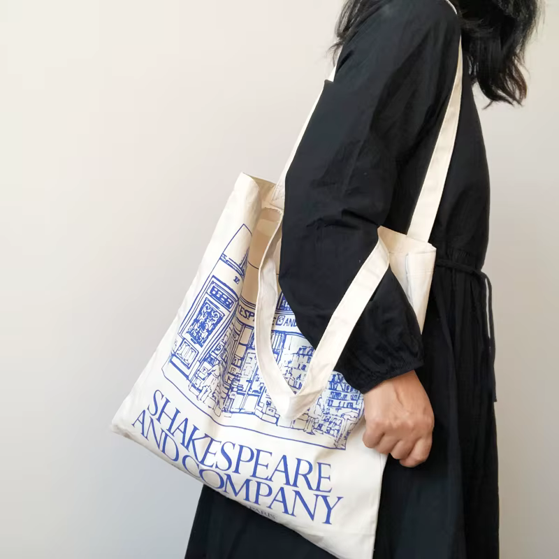 Sac écologique en coton fin pour librairie Paris Shakespeare