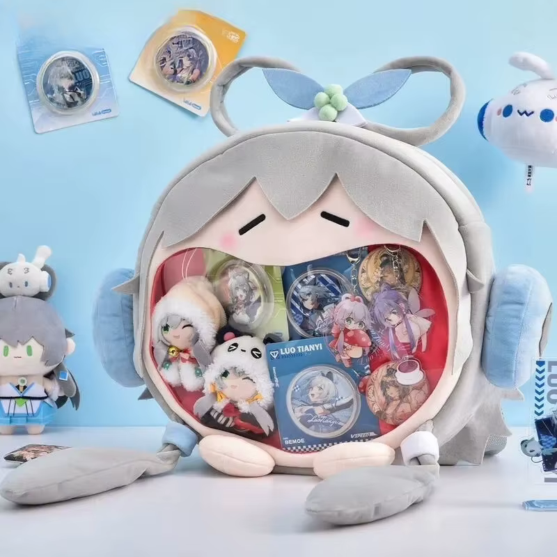 Sac à Dos en Peluche Dessin Animé Japonais Y2k