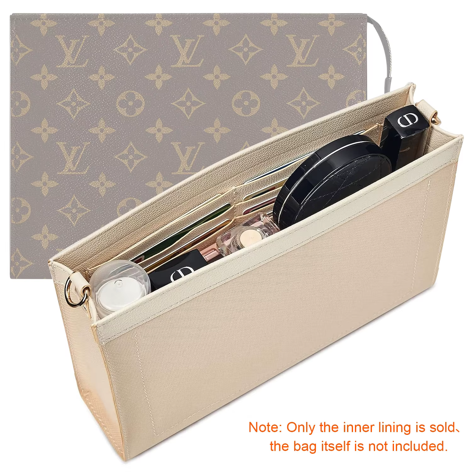 Organisateur de sac à main compatible avec la trousse de toilette LV 26/19
