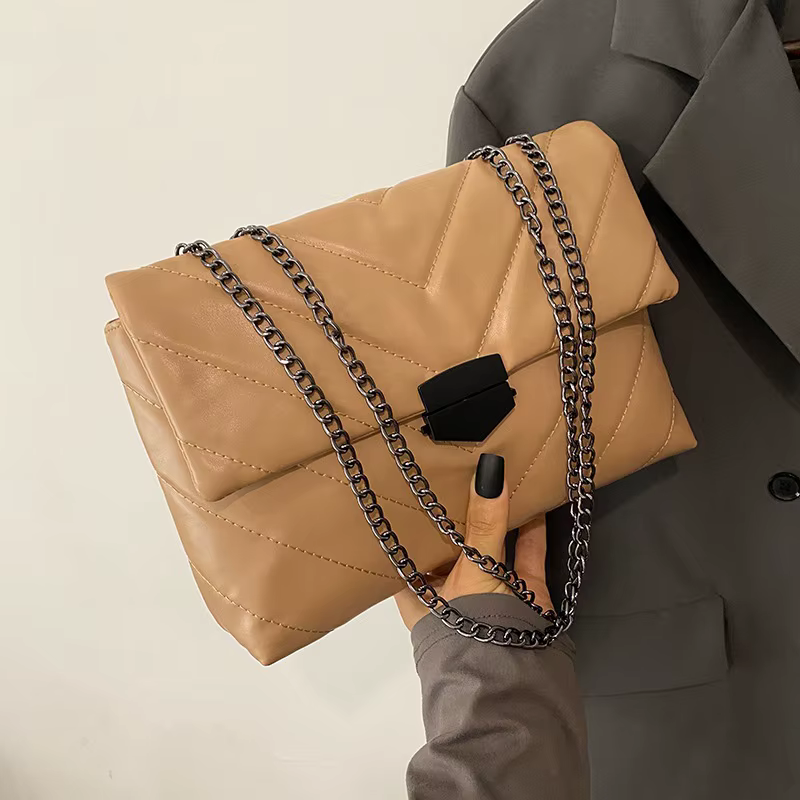 Lingge-Sac à Main à Bandoulière de Grande Capacité pour Femme