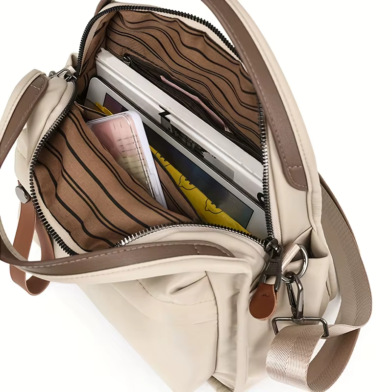 Sac à bandoulière Simple à poches multiples pour femmes
