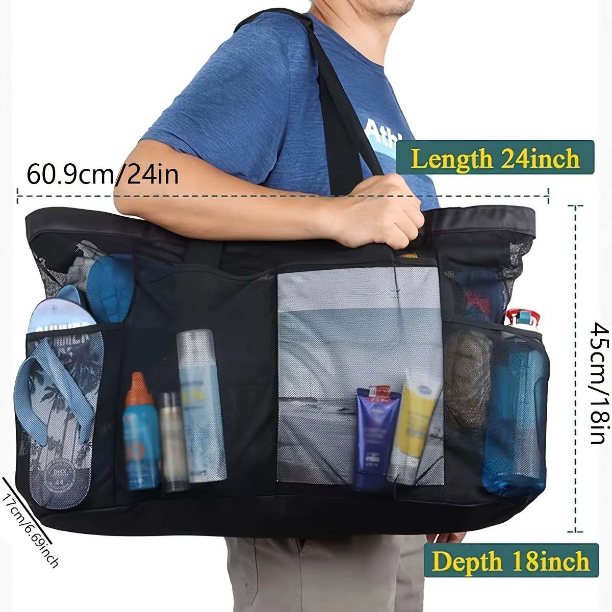 Sac de plage en maille Extra Large