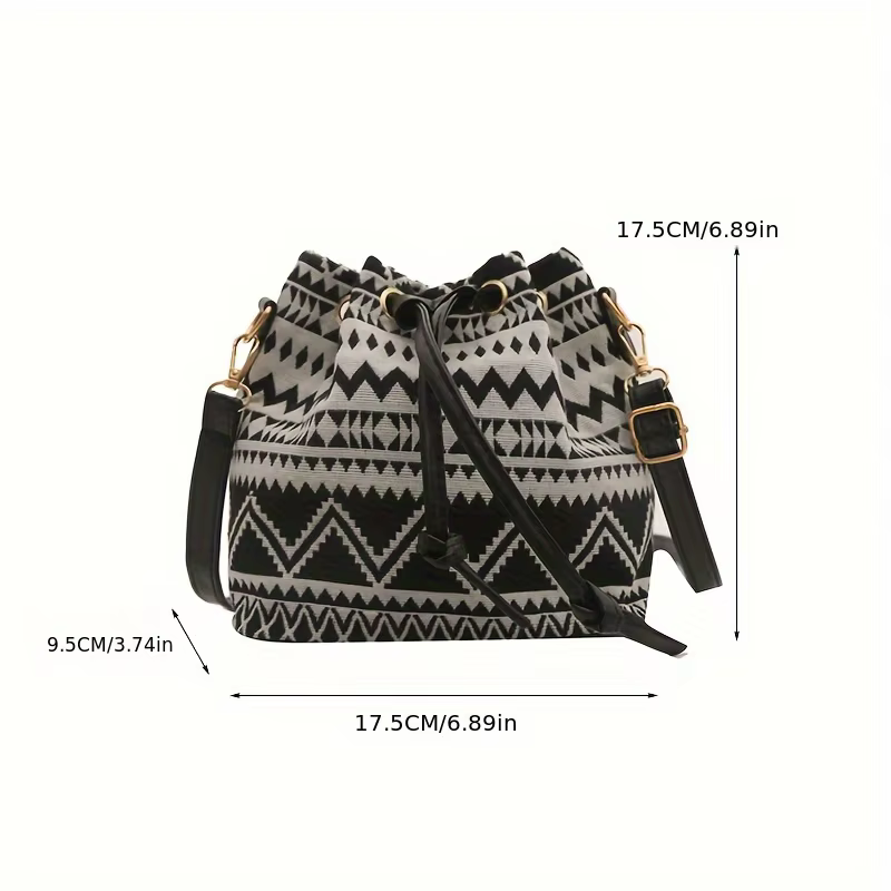 Sac seau à motif floral papillon