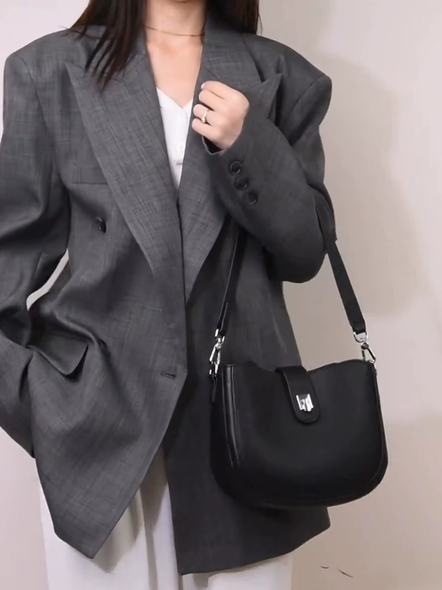 Sac à main pour femme en cuir véritable