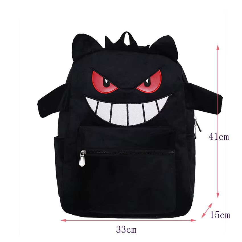 Sacs à dos en tissu doux à motif de dessin animé pour femmes