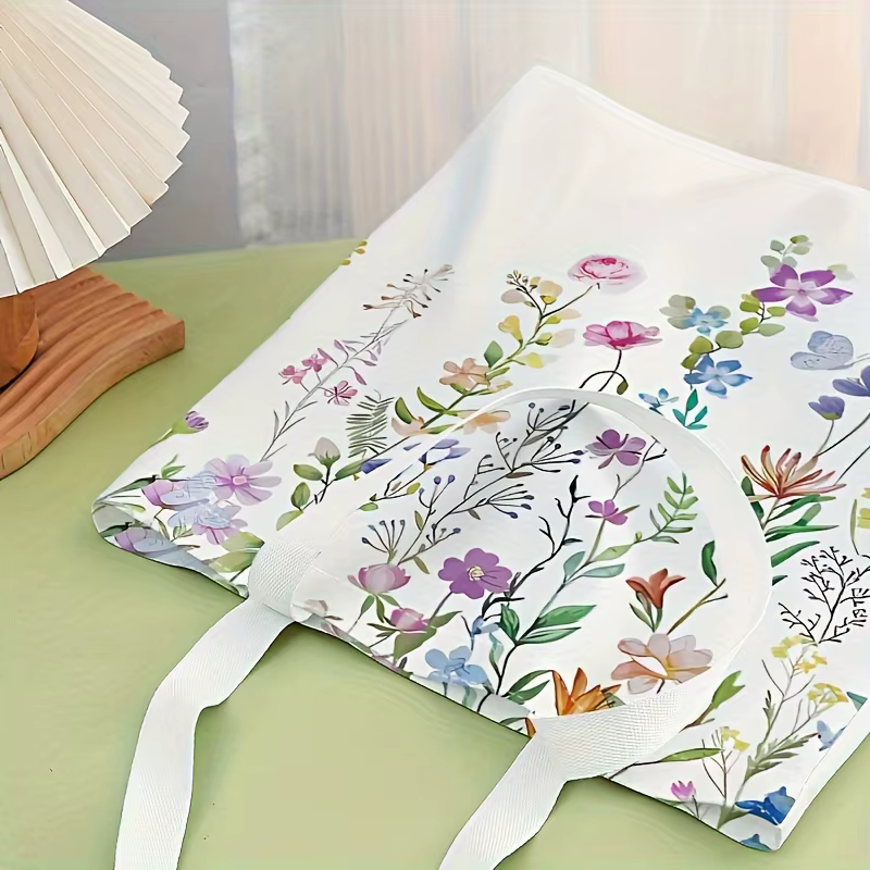 Sac fourre-tout imprimé fleur