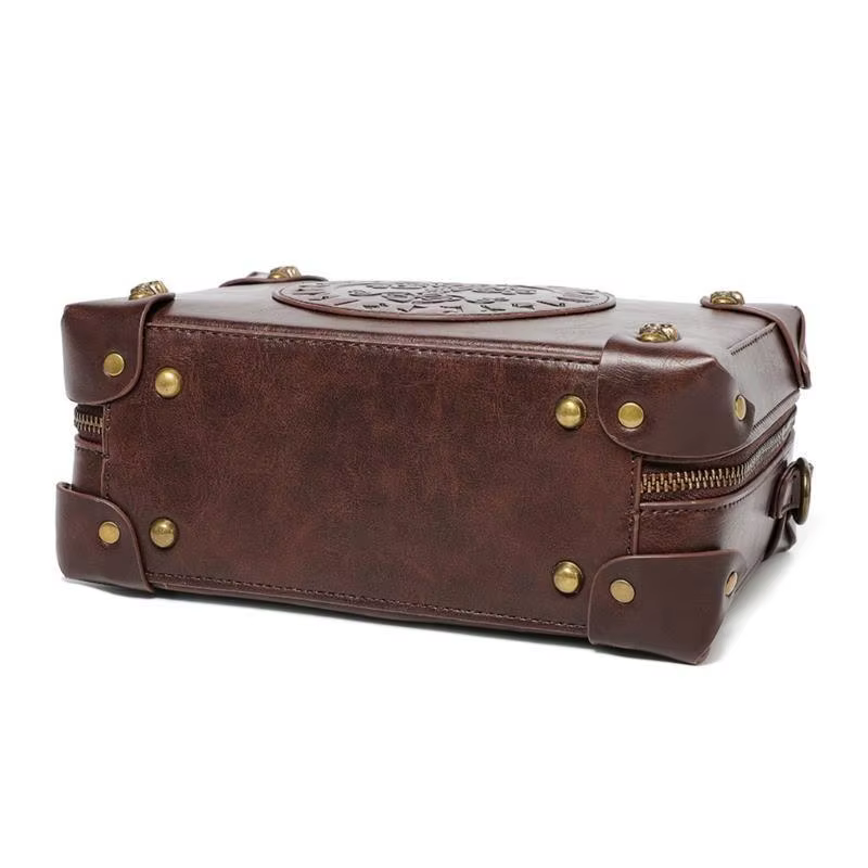 39BB – messager en Pu, porte-documents Vintage