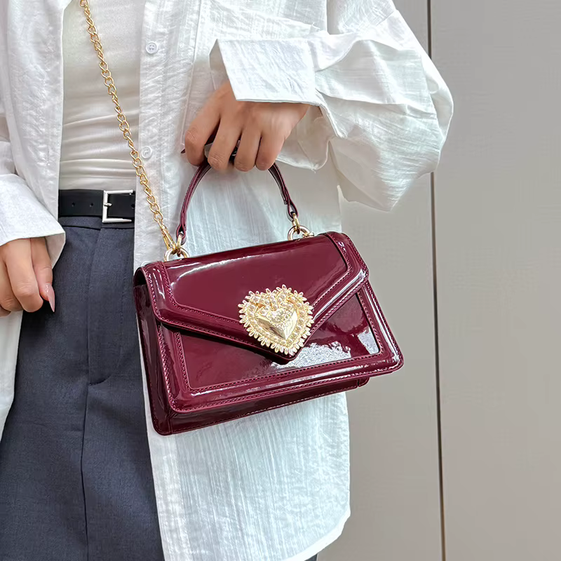 Sac de soirée de mariage rouge pour femmes