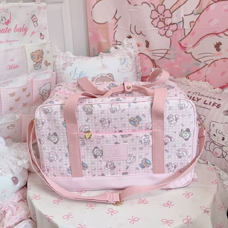 Nouveau Kawaii Mikko sac à main grande capacité sac de voyage sac de rangement Anime