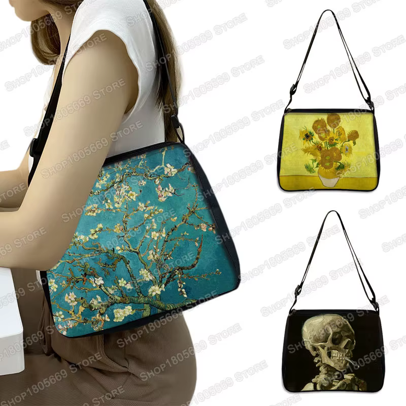Van Gogh Art Print Initiated Sac à main pour femme