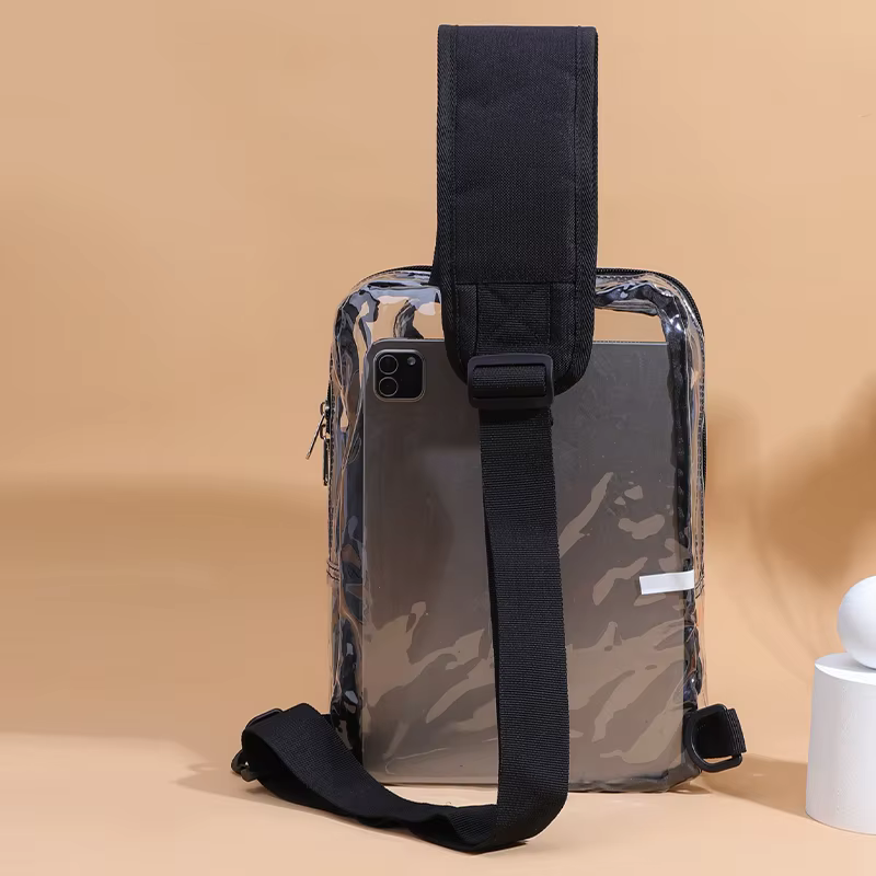 Sac de poitrine transparent en PVC TINYAT
