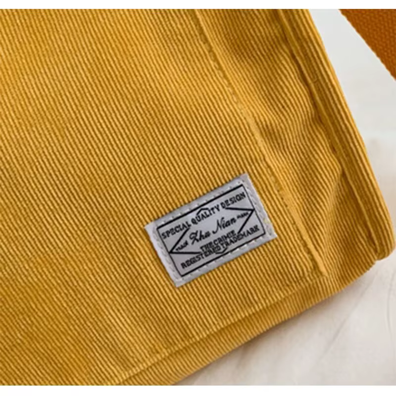 Rilibegan sac à bandoulière pour femmes nouveau Style Simple velours côtelé Portable grande capacité sac Ins mode tendance petit sac à main carré