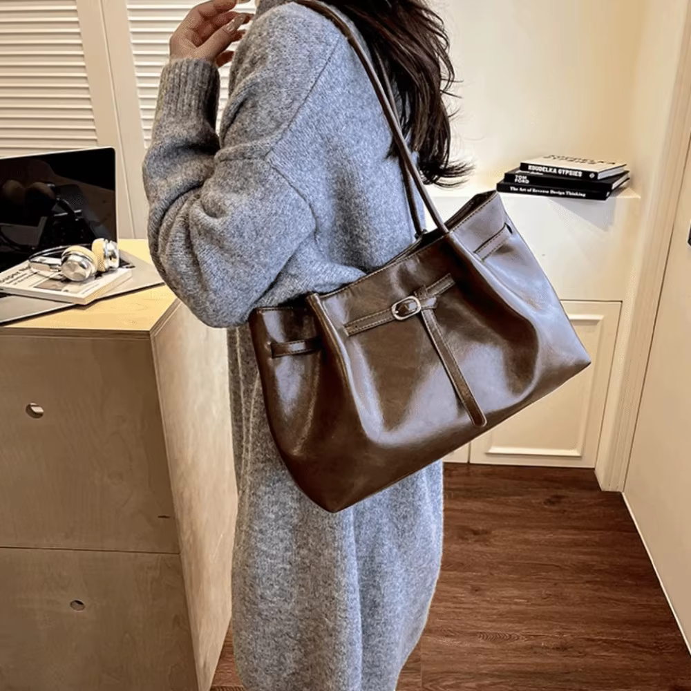 Sac à bandoulière en daim/cuir PU