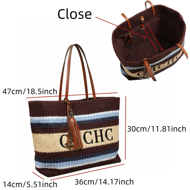 CHCH panier de chou tissé sac à main pour femme nouveau Style sac de grande capacité sac