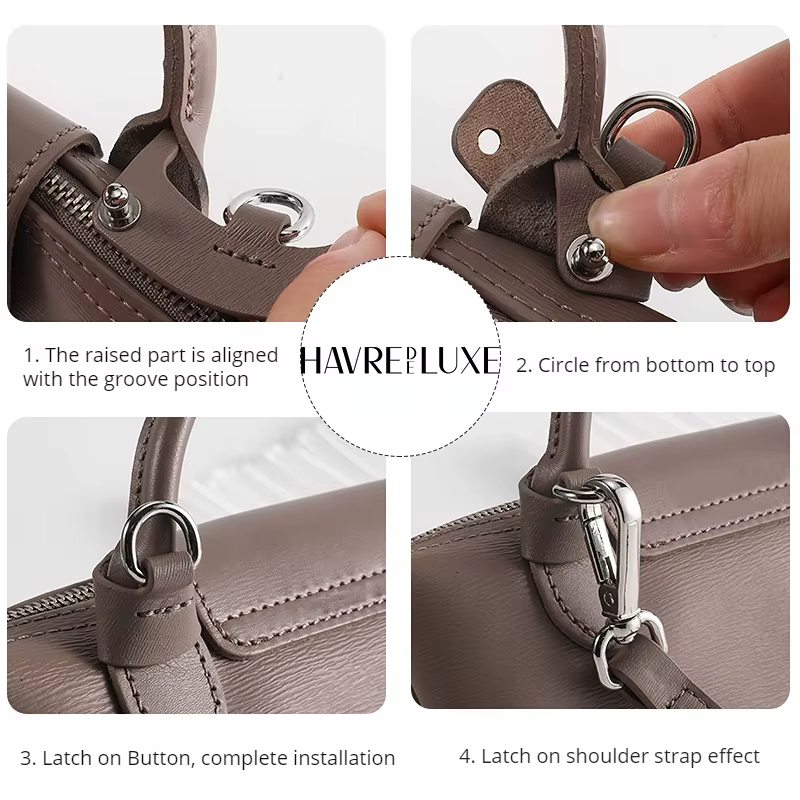HAVREDELUXE Sangle de sac à bandoulière de remplacement en cuir