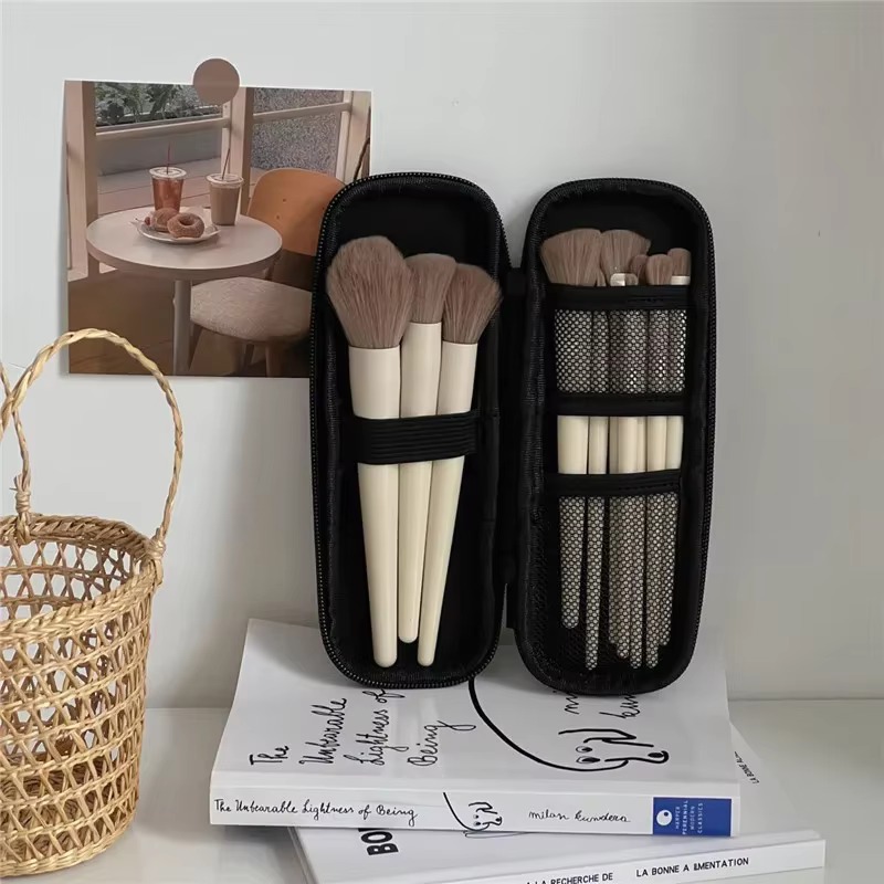 Sacs de rangement de cosmétiques noirs