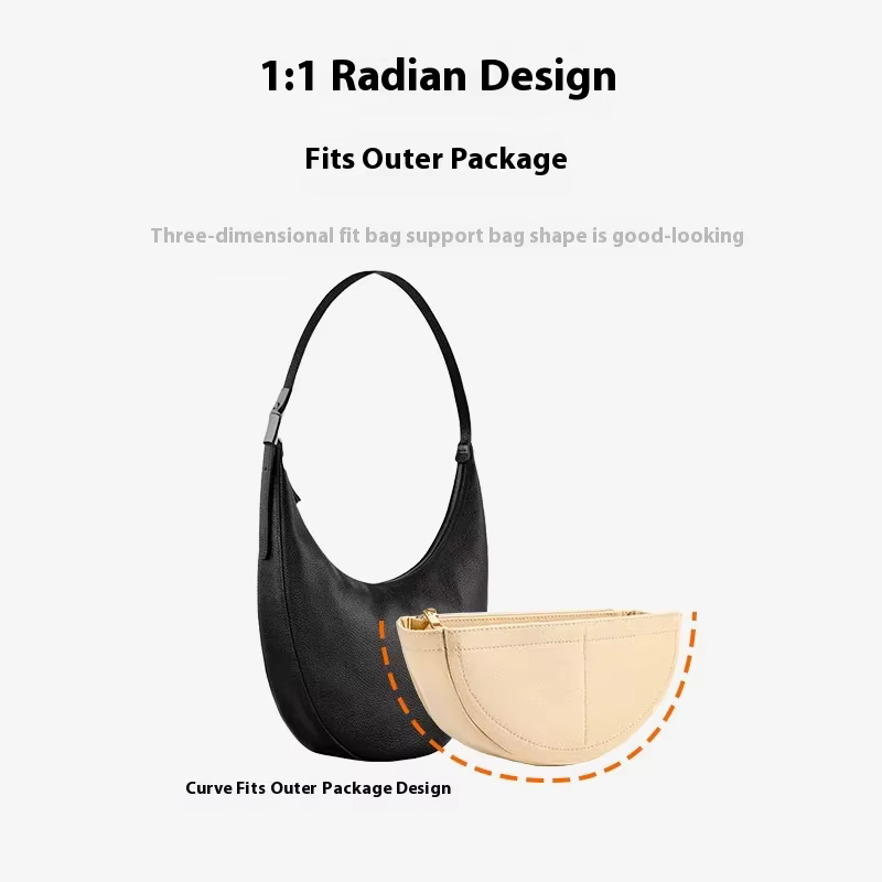 Sac organisateur pour Longchamp ROSEAU essentiel Hobo sac à main sac intérieur maquillage voyage sac