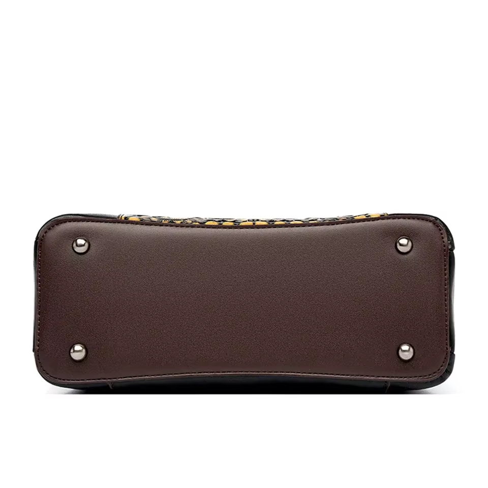 Sac à main en cuir PU fait à la main pour femme