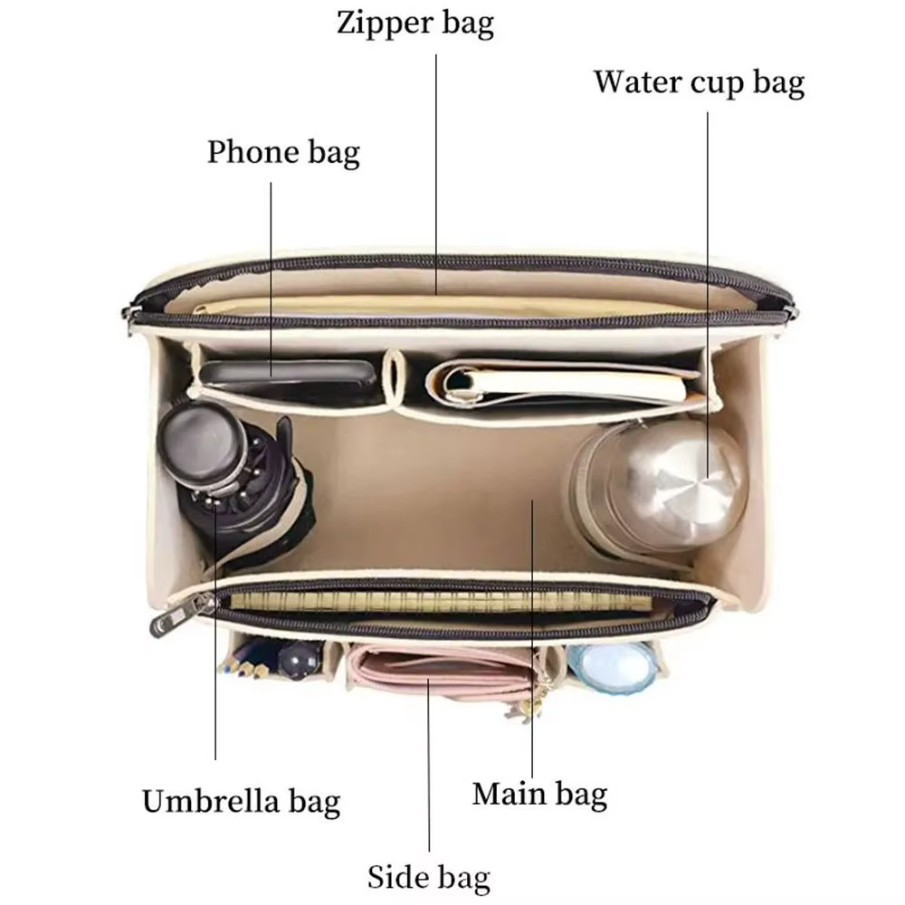 Organisateur de sac à insérer multi-poches pour sac à dos Longchamp