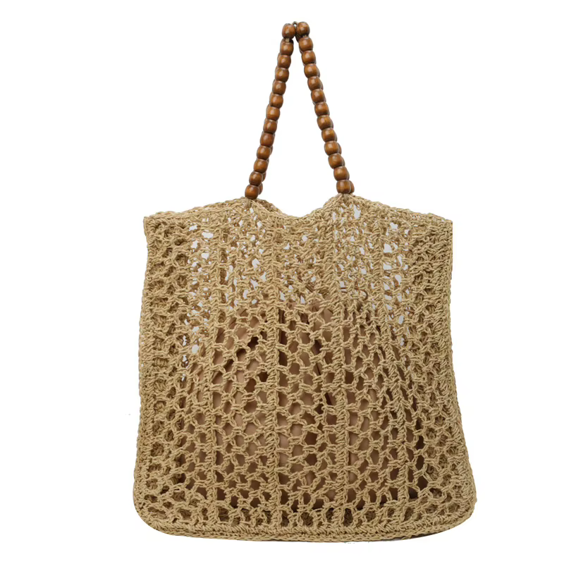 Sac à Main en Paille de Style Bohème