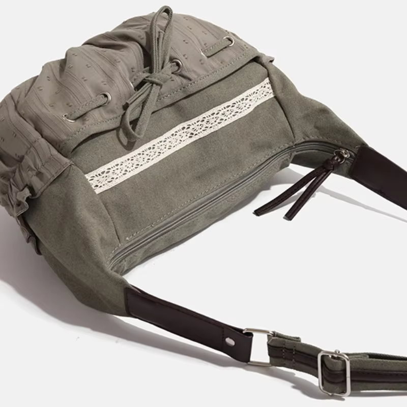 2025 nouveau concepteur femmes sac à bandoulière décontracté Y2K esthétique Streetwear cordon sac à main Vinage sac