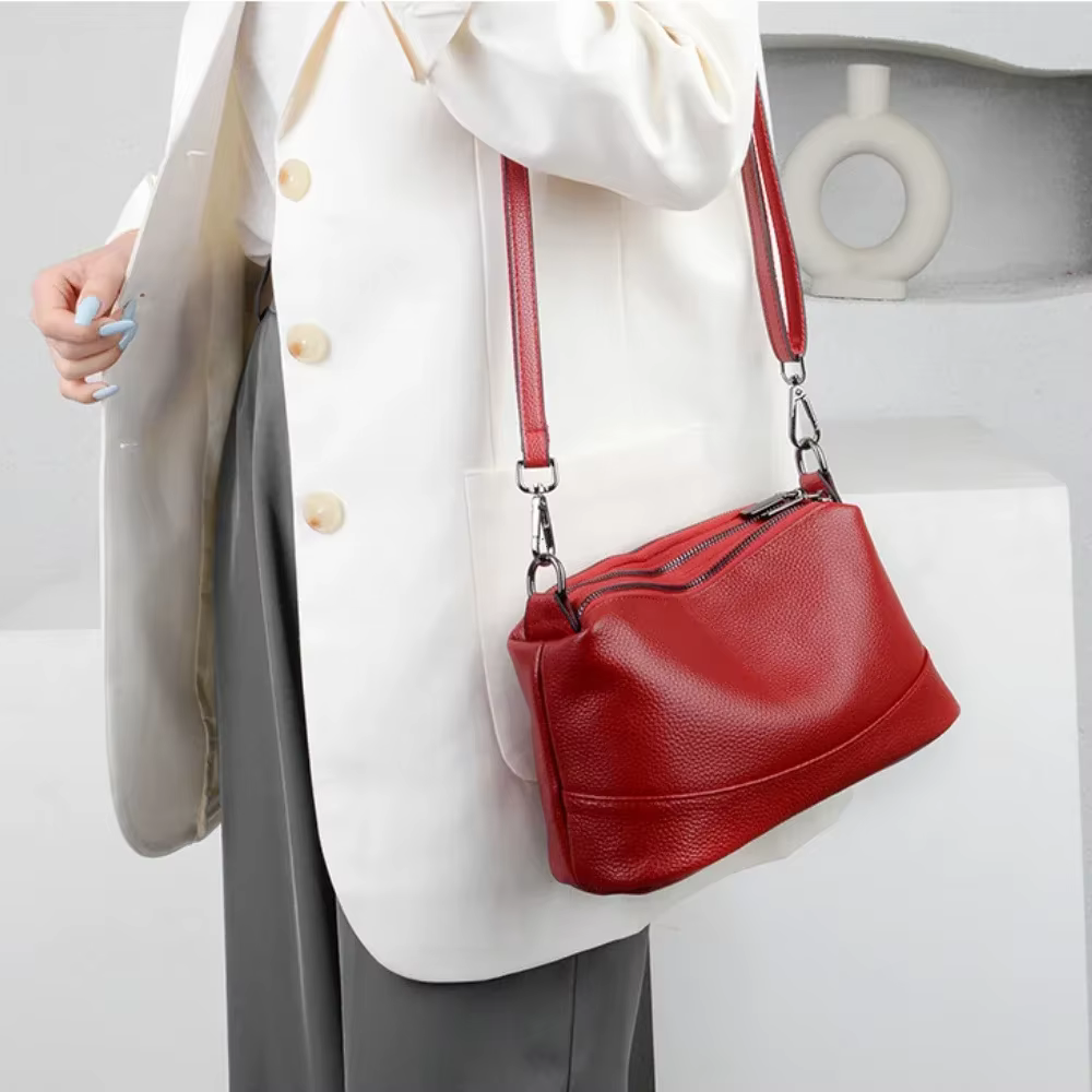 Sacs à main en cuir véritable pour femmes