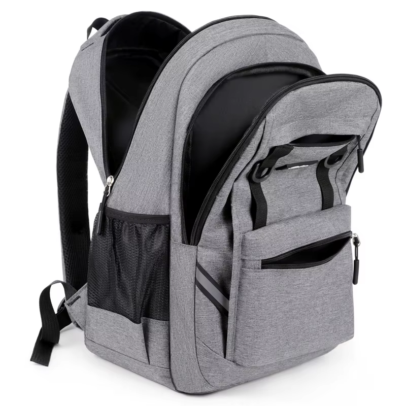 Sac à dos multi-poches pour hommes et femmes – Design spacieux et imperméable pour une école et les déplacements robustes