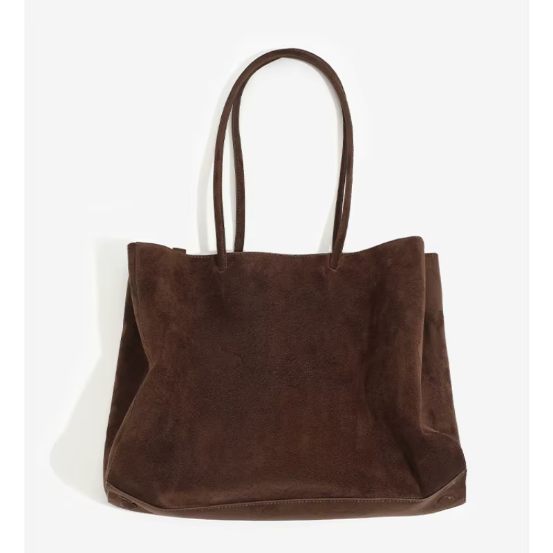 Sac à bandoulière sous les bras en daim de luxe