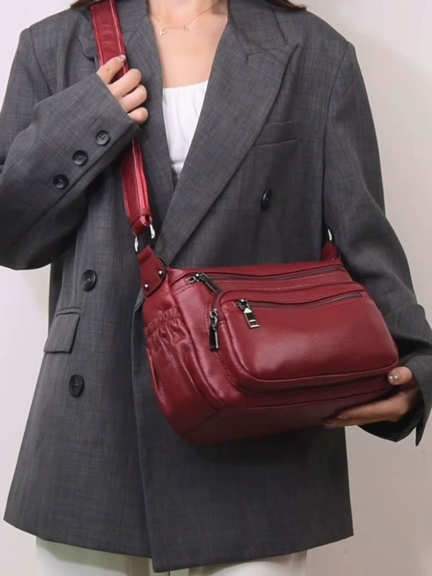 Sacs de luxe pour femmes en cuir véritable