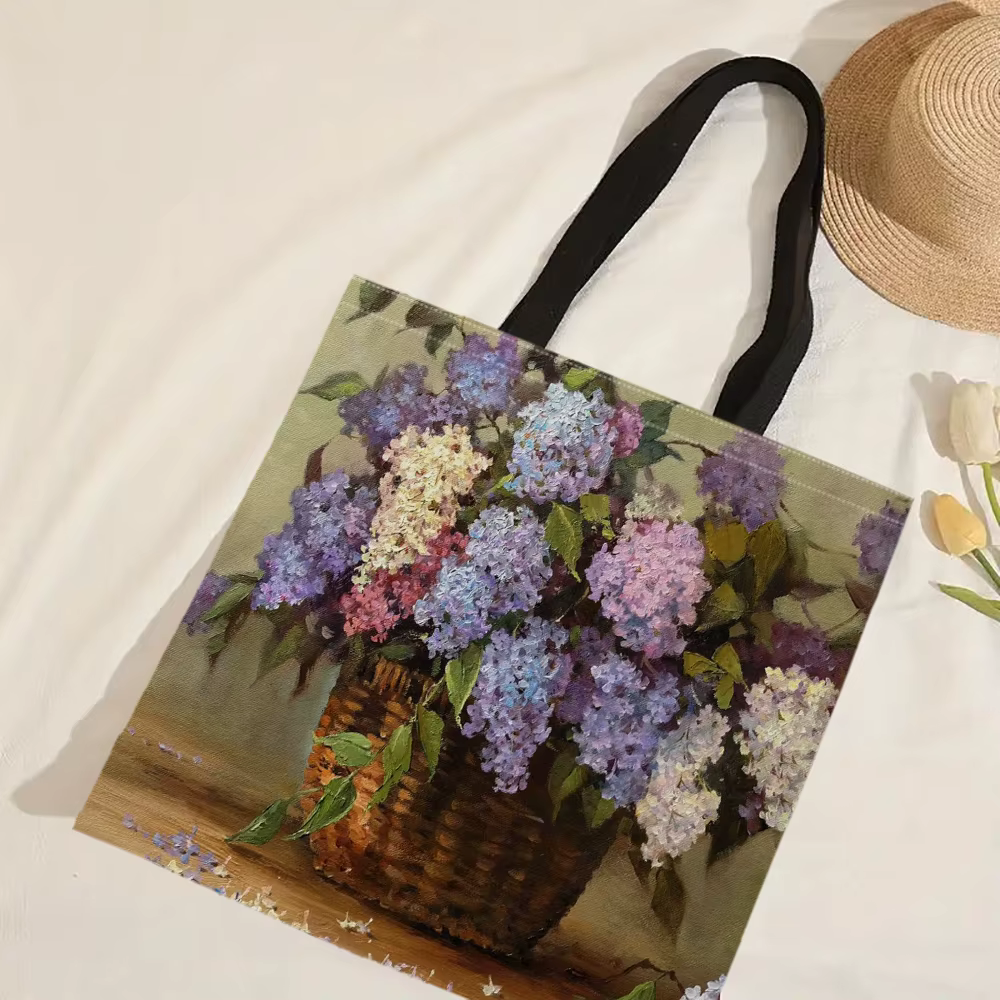 Sac fourre-tout imprimé floral