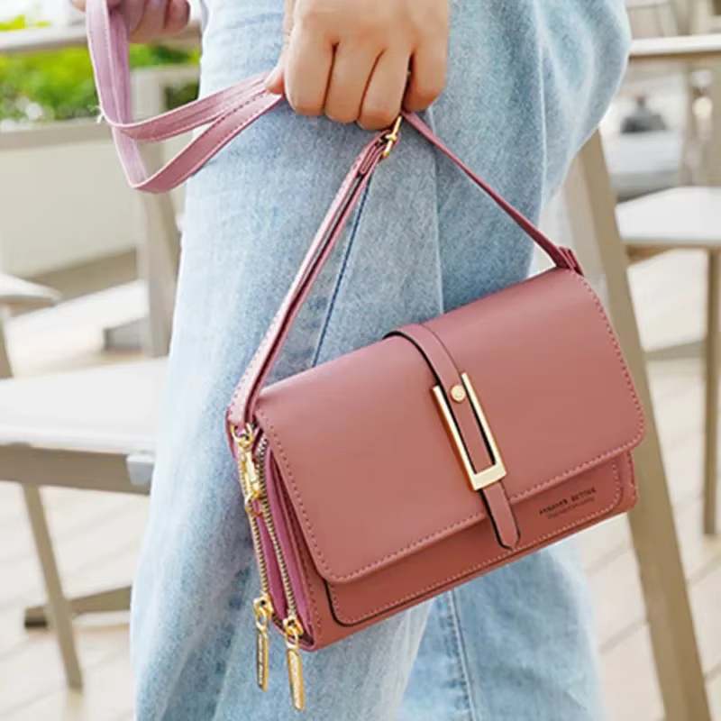 Sac à téléphone portable pour femme en PU