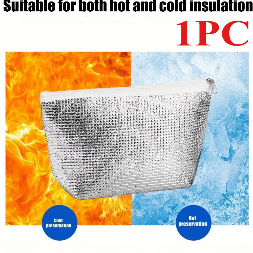 Sac isotherme réutilisable avec fermeture éclair - Indispensable pour la maison