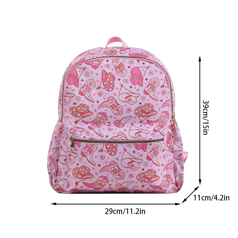 Sac à dos en Nylon rose West Cowboy pour filles