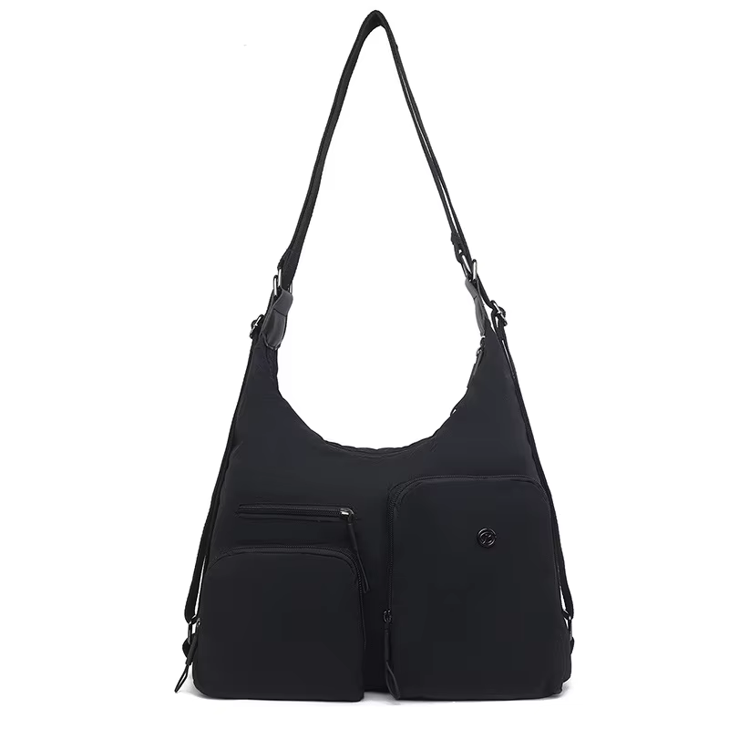 Sac à dos en nylon simple et urbain pour femme