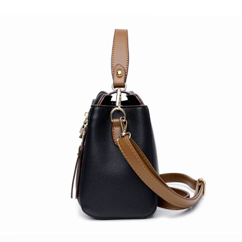 Petits sacs à bandoulière seau pour femmes, sacoches de luxe de styliste en cuir PU, sacs à main décontractés de couleur unie pour dames