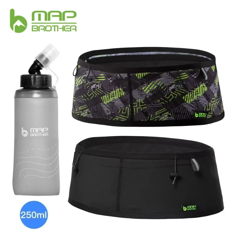 Sac banane de sport élastique tissé MAP BROTHER W1001 pour la course à pied