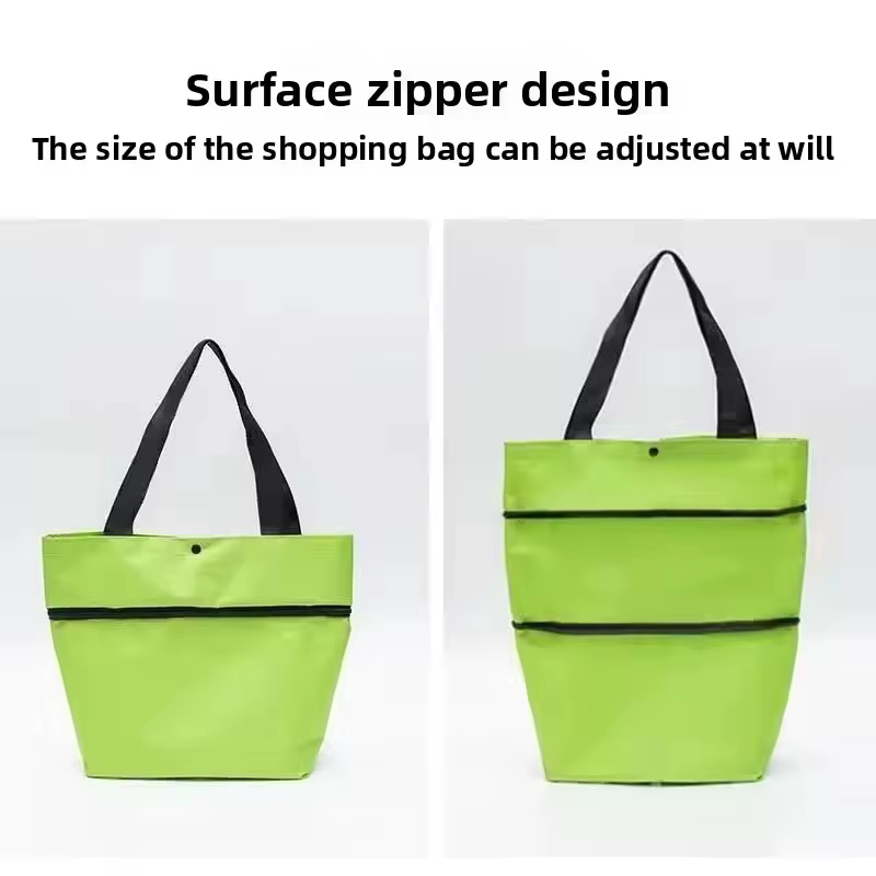 Sac de courses pliable avec roulettes
