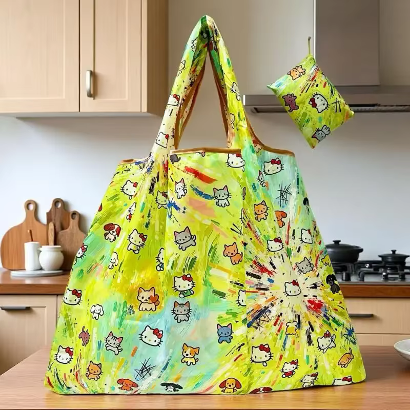 Sac de courses pliable en tissu Oxford imperméable