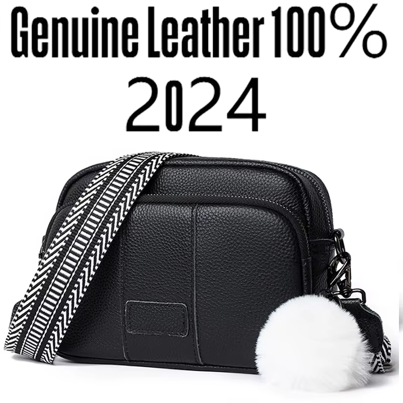 Sac à main de luxe en cuir véritable pour femmes