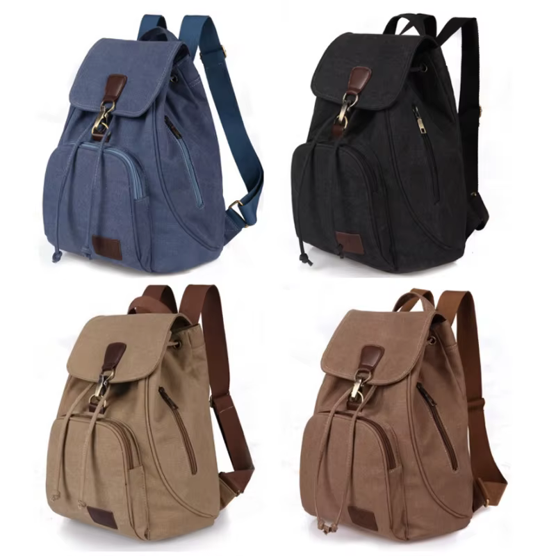 2025 femmes sac à dos toile ordinateur portable voyage sacs à dos