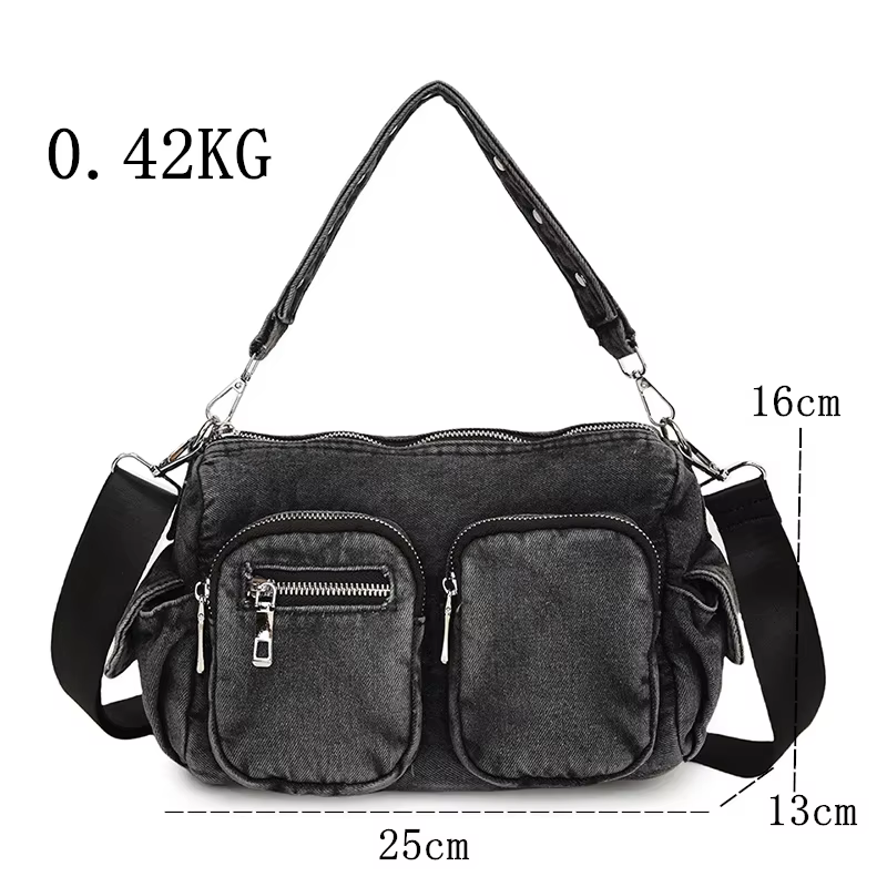 Denim Vintage bandoulière sac