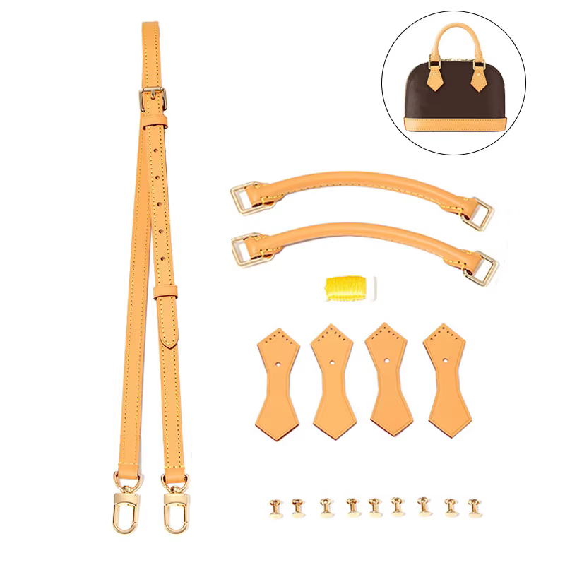 Pour Alma Nano sac femmes sac à main en cuir de vachette poignées supports bandoulière sac pièces accessoires Kit de réparation