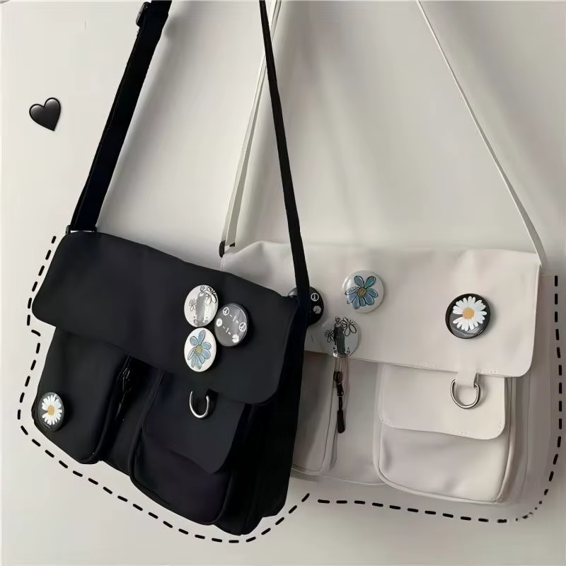 Sac à bandoulière en toile pour femmes