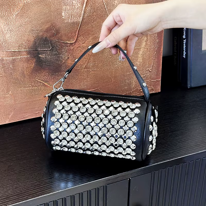 Sac rond noir pour femmes