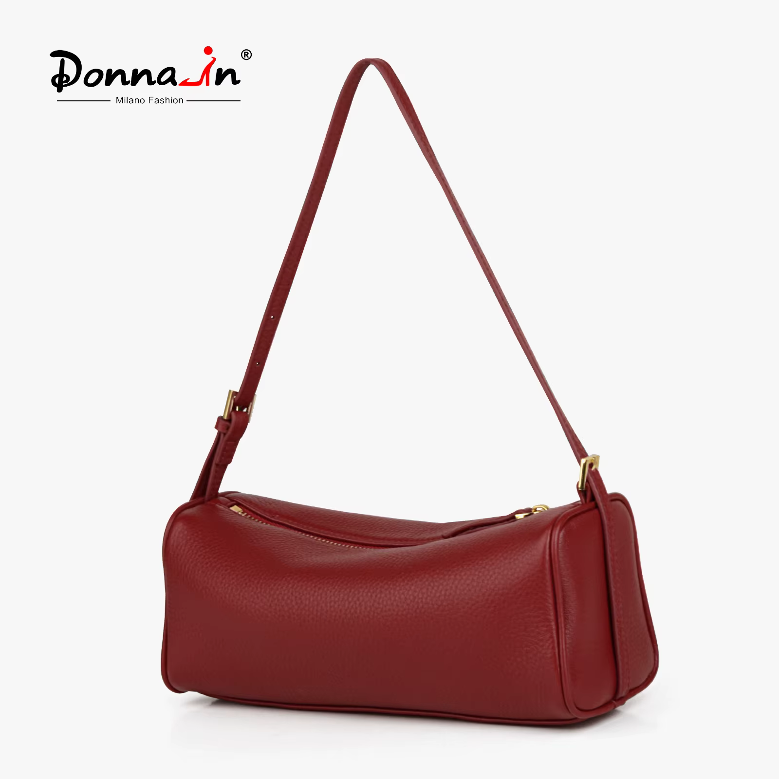 Donna-in – sac à main en cuir de vache véritable