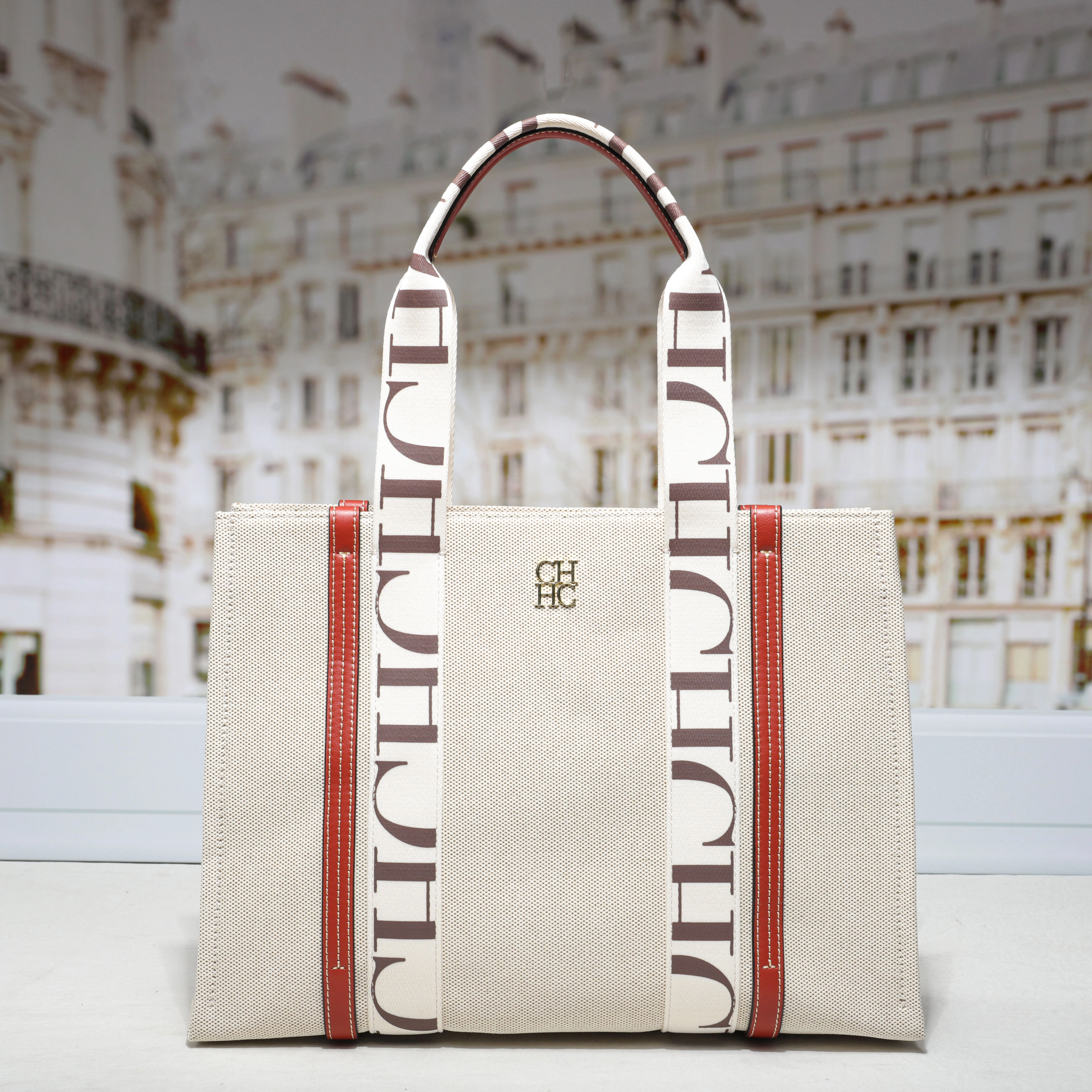 Sac à main carré de style simple CH