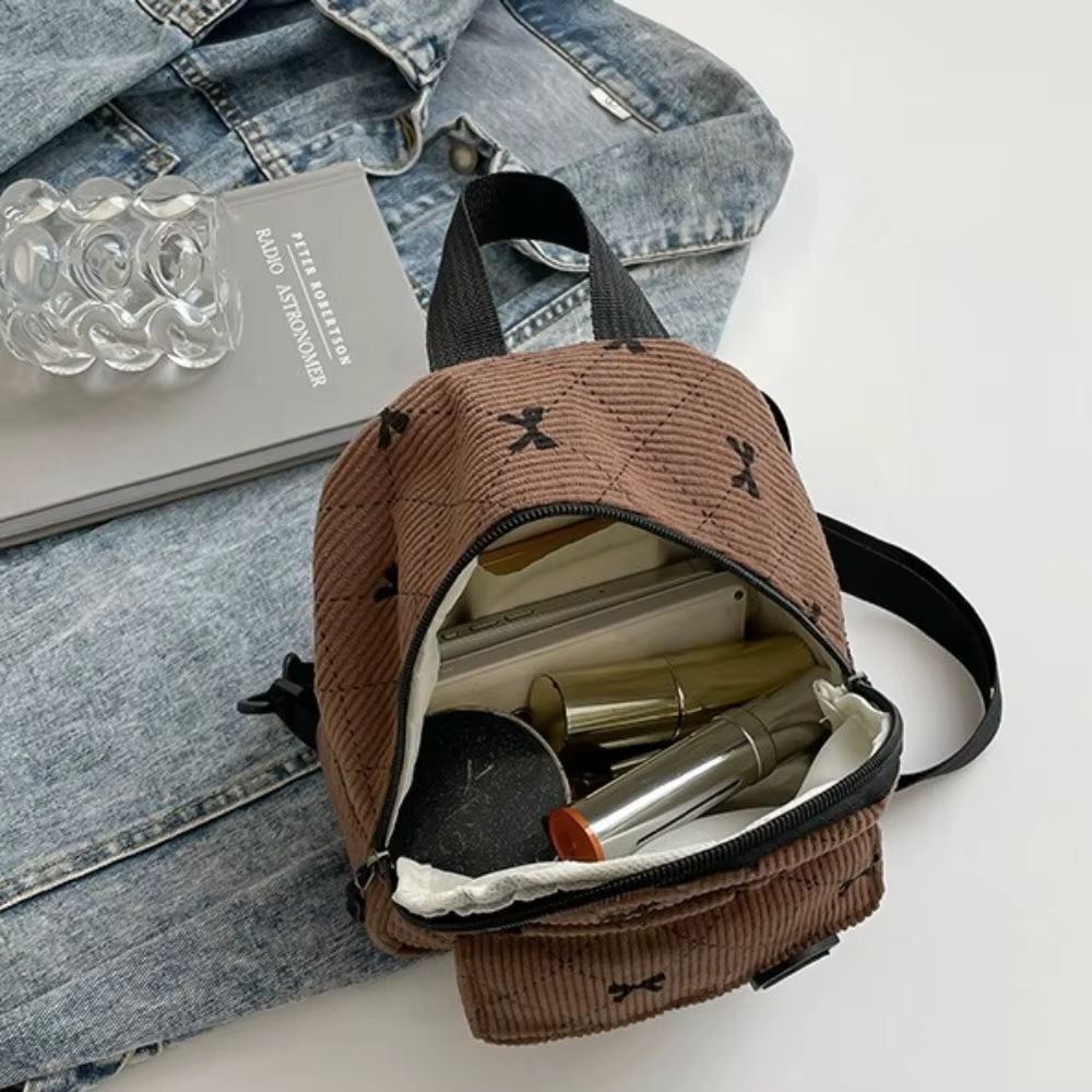 Mini sac à dos imprimé Bowvétérans t doux