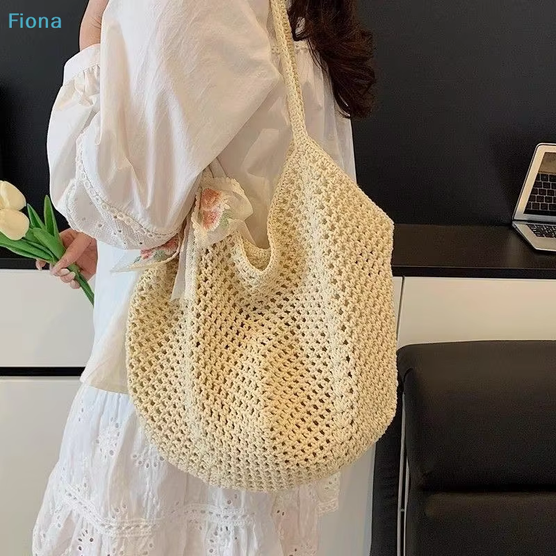 ✔ Sac tissé grande capacité pour femme